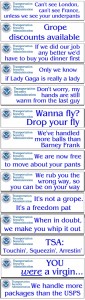 TSA Slogans